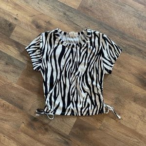 Zebra top